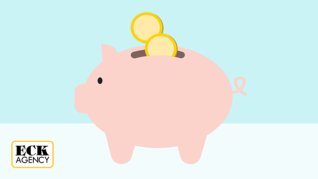 Piggy bank with coins coming out because of higher home and auto insurance costs
